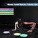 LANBVIELT Agility Training Lights, Reaction Training Light Platform for Boxing Gym Training, Portable Agile Speed Reaction Equipment with Remote Control for Athletes, Trainers (3)