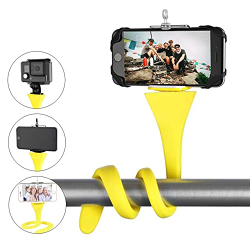 Monopod flexible SCRUBY morado para cámara y smartphone en coche o bici 2