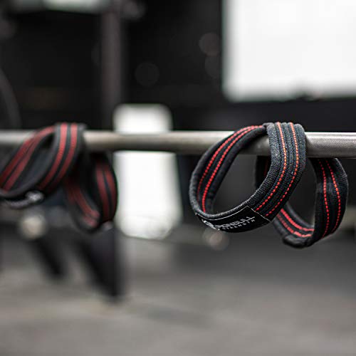 Heavy Duty Lifting Straps for Deadlift - Figure 8 Wrist Straps for Heavy Weight Lifting, Strongman, Powerlifting, Workout and Weightlifting - For Men (14\" - 8\"+ Wrist Circumference)