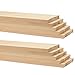 Produktbild TSKDKIT 60 Stück Holzstäbe 30cm Holzstäbchen Eckig 5mm Natürliche Holzleisten zum Basteln Quadratisch Hölzer zum Basteln Braucht, Lang Holzstäbe für Holzbasteleien, DIY Projekte(30 x 0.5 x 0.5cm)