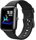 【Pantalla táctil de 1,3 pulgadas】 Este reloj inteligente utiliza una pantalla táctil de 1,3 pulgadas. Puede realizar un seguimiento de su actividad diaria, como la cantidad de pasos, las calorías quemadas, la distancia y el tiempo de entrenamiento, etc. Siempre que reciba una notificación automática, un mensaje de texto, una llamada o un mensaje en su. Adecuado para mujeres, hombres y niños, será el mejor regalo.