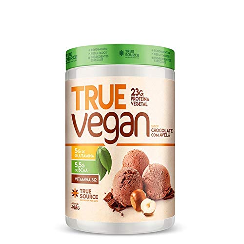 True Vegan (418G) - Chocolate C/ Avelã, True Source