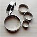 Produktbild PiniceCore 5Pcs / Set Edelstahl runden Kreis-Plätzchen-Form Mousse Cake Ring Backen-Gebäck-Werkzeug Biskuit-Kuchen-Form Obst Cutter Mold
