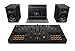 Pioneer DJ DDJ-FLX4 2-deck Rekordbox and Serato DJ Controller + Pyle Portable Dual Laptop Stand