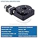 Rotating Platform TBVECHI HT03RA100 Precision Electric Rotating Machine Optical Rotating Platform Motorized Rotation Stage 100mm Bearing Scale (HT03RA100)