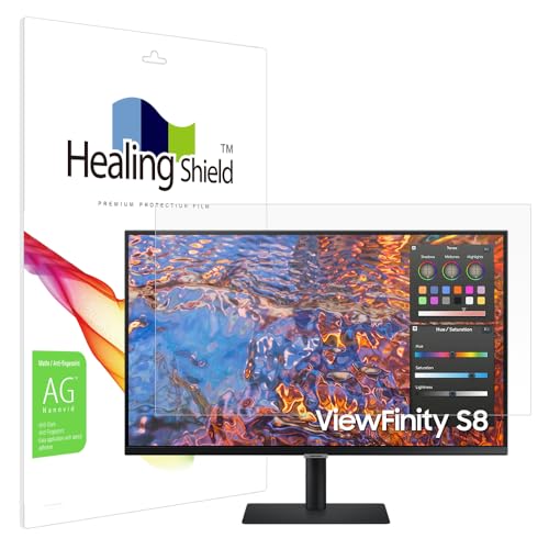 Healingshield �X�L���V�[���t���ی�t�B���� �X�L���V�[���t���ی�t�B���� Screen Protector Film Cover Compatible with Samsung S8 LS32B800P