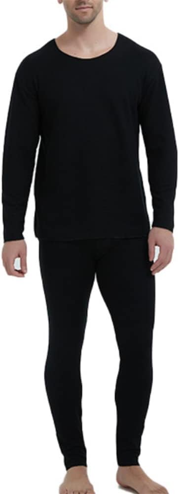 HSQSMWJ Soft Long Johns Thermal Underwear for Men Base Layer Set for Cold Weather XXL-7XL