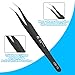6PCS Precision Tweezers Set, ESD Anti-Static Heavy-Duty Stainless Steel Electronic Tweezers for Electronics Repair, Laboratory, Soldering, Jewelry Making Tools Straight & Curved Tips, Precision Tools