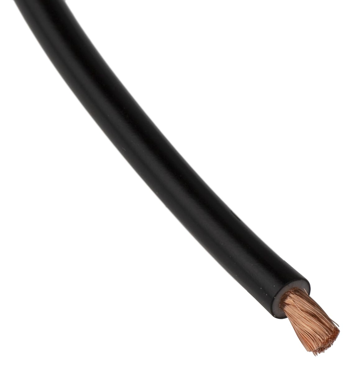 Staubli Einzeladerleitung 2,5 mm², 14 AWG 25m Schwarz PVC isoliert Ø 3.9mm, Packung a 25 Meter