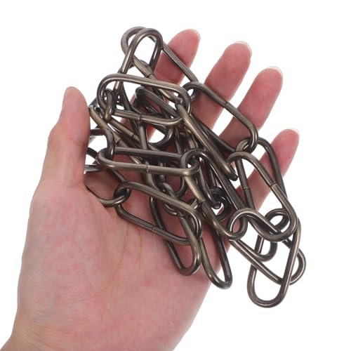 Cadena de eslabones de bronce de 1 metro para accesorios de lámparas de interior 4