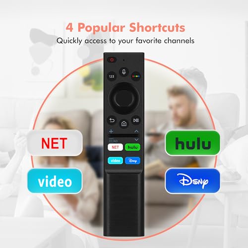 Image of Replacement Remote Control for Samsung Smart TV, Universal Samsung TV Remote Compatible with Frame, Crystal 4K UHD, Neo QLED 4K /8K, OLED & QLED Models with Voice Control
