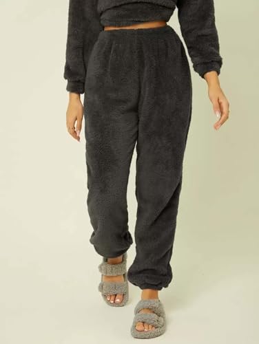 Image of KOTTY Women's Cozy Plush Fleece Lounge Pants - Ultra Soft Warm Relaxed Fit Comfort Wear