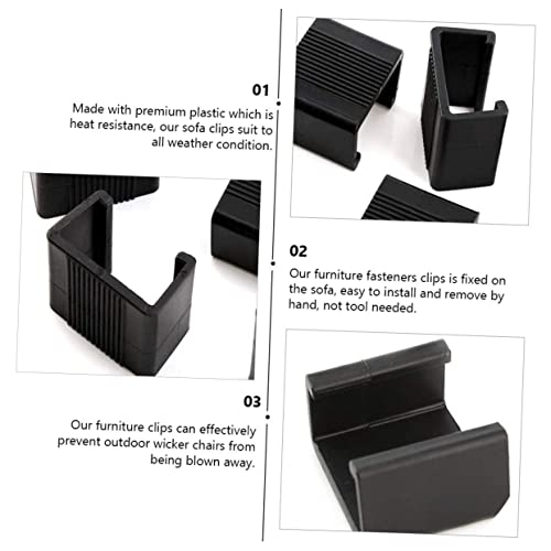 GANAZONO 10 Peças Clipe De Móveis De Sofá Clipe De Móveis De Pátio Sofá Secional Clipe De Sofá Clipe