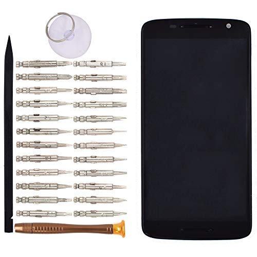 Image of LCD Screen Display Digitizer Touch Panel with Frame Screen Replacement for Motorola Moto X Play XT1562(Black)