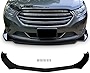 SCITOO Black ABS Front Bumper Body Kit Spoiler Chin Spoiler Front Bumper Lip Universal Fits for Most Cars