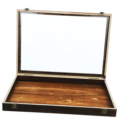 SOLUSTRE Insect Display Case Box for Butterfly Specimens Vintage Holder Lid for Wall-mountable Multi-Functional Storage for Crafts and Jewelry