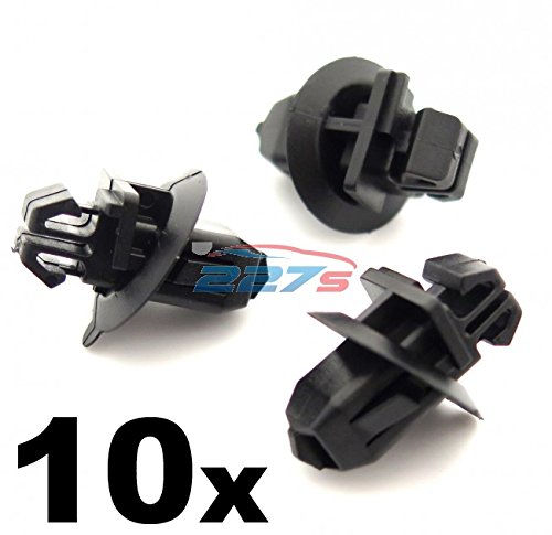 Lot de 10 clips de moulure inférieure pour arche de roue Land Cruiser Prado - 75393-60030 / 7539360030 Cover