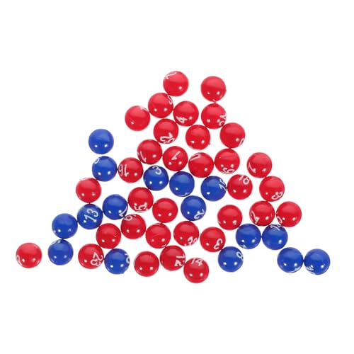 COLLBATH 1 Pack Raffle Balls Plastic Number Balls for Home Party Event Game Props Easy to Read Numbers and Lightweight Design