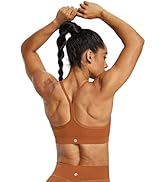 BALEAF Womens Workout Sports Bras High Neck Fitness Removable Padded Y Back Tank Tops Backless Gy...