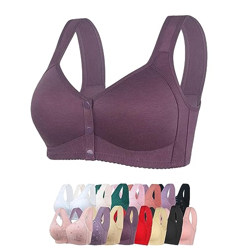 Image of Daisy Bra for Seniors, Front Snap Closure Bras, Front Snaps Daisy Bras for Older Women