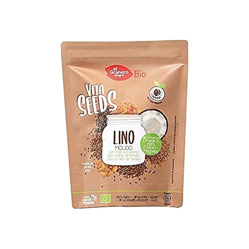 Granero Lino Molido Trigo Sarr Nibs Vitaseeds 1 Unidad 200 G