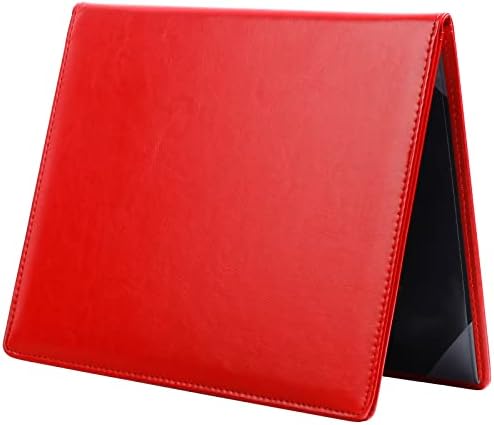 Diploma Cover 8.5 x 11 Certificate Holders for Letter-Sized Award Padded Diploma Holders - Red Leather