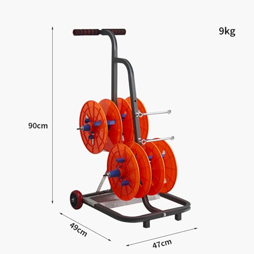 Dérouleur de câble multi-essieux robuste avec enrouleur de bobines mobile - 3