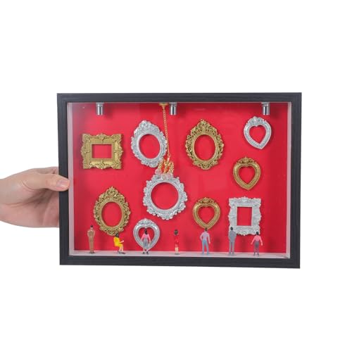 Caja de Sombra con Panel Transparente Extraíble para Manualidades DIY 5