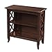 HomeRoots Rubberwood Solids, MDF, Cherry Veneer Newport Plantation Cherry Low Bookcase