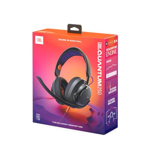 Quantum 250 Cuffie Gaming Over-Ear Cablate, Quantum Spatial Sound, Microfono Noise-Cancelling, Filo 3.5mm, Parti Sostituibili, Compatibili con Apple/PC/Xbox/PlayStation/Nintendo Switch, Nero - Cuffia gaming - Immagine 5