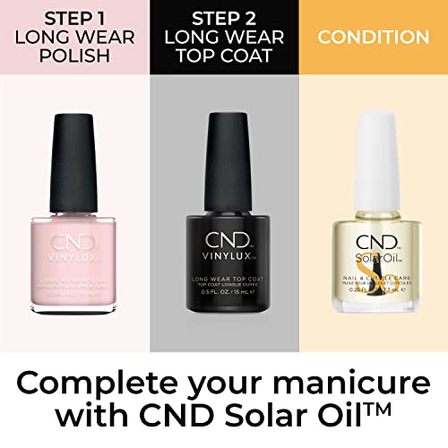 Cnd Vinylux Longwear Nail Polish, Gel-Like Shine & Chip Resistant Color, Negligee, 0.5 Fl Oz #TOP6