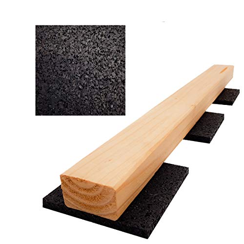 Preisvergleich Produktbild 50 Stück 8mm Terrassenpads Terrassenpad aus Gummigranulat