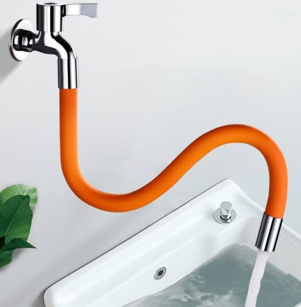 ZIXUAN Faucet Tap Extender Pipe Water Foaming Sprayer Silicone 360