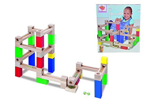 Eichhorn 100002021 – großer Kugelbahn Bausatz – 47 teilig – variabel aufbaubar - 6