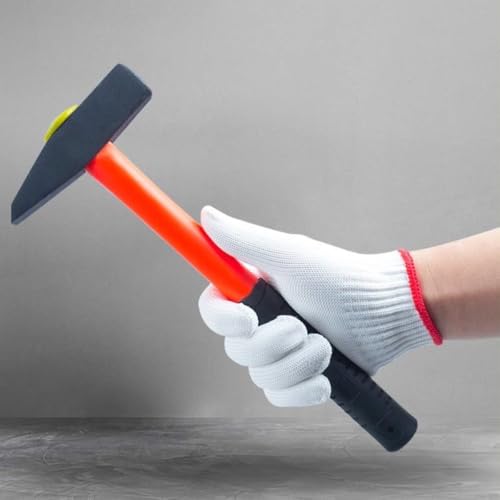 Guantes de trabajo en frío para hombre, 12 pares de nylon lavable para mecánica 5