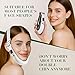 Electric Double Chin Device & V-Face Machine with 6 Modes and 12 Gear Adjustable Intensities - for Jawline Improve and Face Slimmer, Helps Obtain V-Line