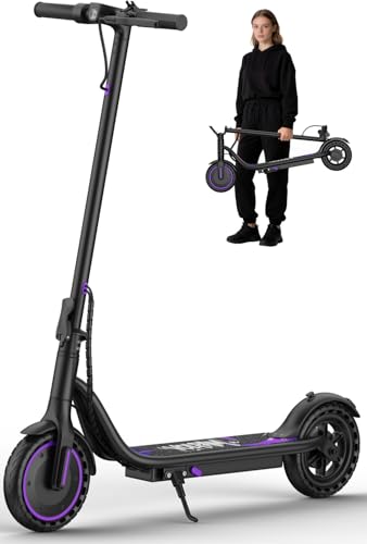 VOLPAM Electric Scooter, 350W/500W Powerful Motor, 8.5'/10' Solid Tires, 19/21Mph, 28/23/21/16 Miles...