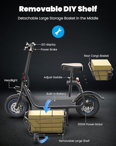 Electric Cargo Scooter Utility Design