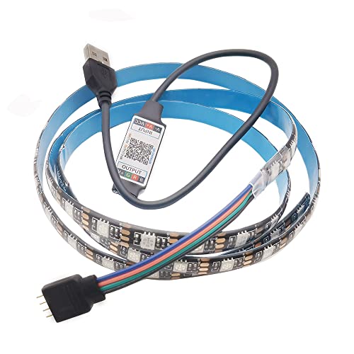 Tira LED 1m 60 leds/m Control APP USB Decoración miniatura 1