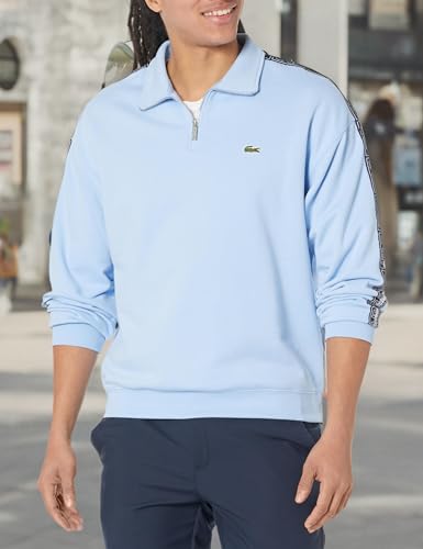Lacoste Men's Graphic Taping Quarter Zip Sweatshirt3