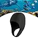 Menolana Scuba Diving Hood Surfing Cap Waterproof Headgear Thermal Surfing Hood Swimming Hat for Kayak Underwater Canoe Winter, Black