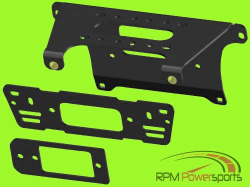 KFI Products Heavy Duty Winch Mount 2013-19 Compatible with Polaris Compatible with Ranger XP900, 2017 XP1000