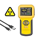 放射線測定器 高精度 核放射線検出器 ガイガー カウンター 核放射計 LCD ディスプレイ 放射性検出器検出ベータ ガンマ X 線 CPM レベル アラーム付き、充電式放射線モニター AP-886A