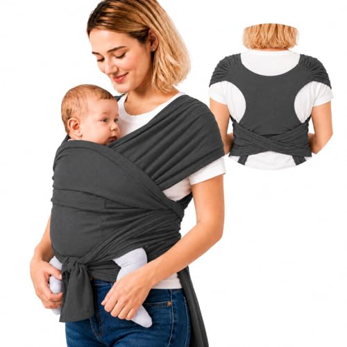 SKY & ZEN Baby Tragetuch Neugeborene ab Geburt – Elastisches...
