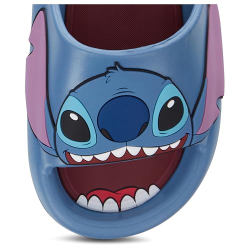 Disney Ladies Lilo and Stitch Slides - Ladies Classic Lilo and Stitch Slide Sandals Lilo and Stitch Slip On Slides Shoes 5