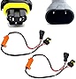 iJDMTOY Plug-N-Play Error Free Decoder Wiring Kit Compatible With 9005 or 9006 LED Bulbs on Fog Lights or Daytime Running Lights