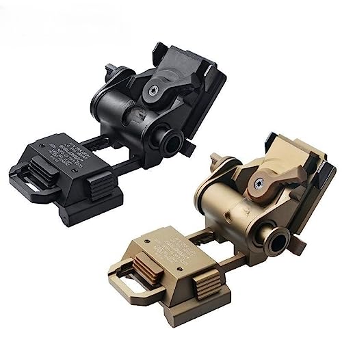 Helmhalterung Nachtsichtbrille Helmhalterung Einstellbare Taktische für L4G24 (Schwarz)