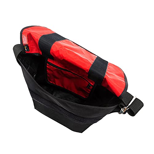 Manhattan Portage Vintage Messenger Bag, Black, Medium #TOP4