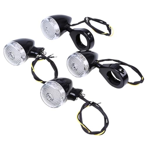 Clignotants moto défaillants ? Remplacez-les par ces 4 feux 39mm gauche droite robustes