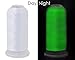 Produktbild DSstyles Luminous Stickgarn 3300 Yards Glow Dark Polyester Thread Seidenfaden - Weiß